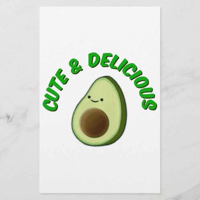 Cute en Delicious Avocado (Voorkant)