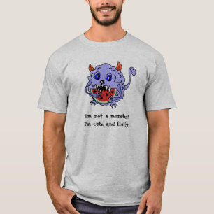 Cute en Fluffy Toothy Monster Shirt