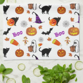 Cute en Fun Halloween Theedoek (Gevouwen)