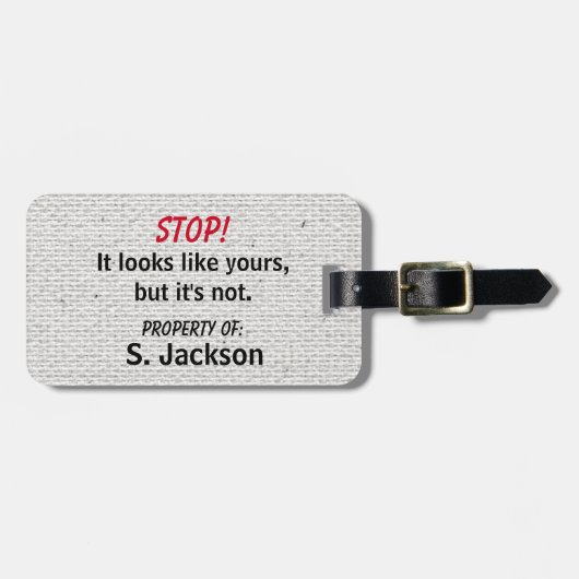 Cute en Funny Bagagelabel (Voorkant horizontaal)