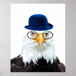 Cute en grappige arend dieren kinderkamer baby kid poster