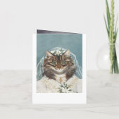 Cute en grappige bruidskat zijn mijn bruidsmeisje (Achterkant)