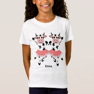 Cute en grappige danskoeien t-shirt