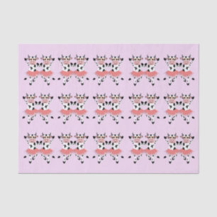 Cute en grappige danskoeien tissuepapier