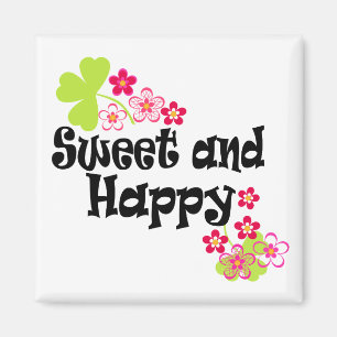 Cute en happy magneet