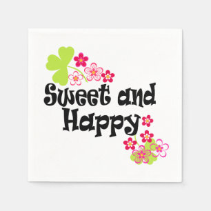 Cute en happy servet
