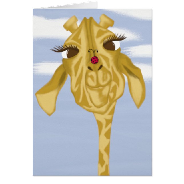 Cute en kleurrijke Giraffe (Voorkant)