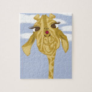 Cute en kleurrijke Giraffe Legpuzzel