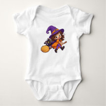 Cute en Kleurrijke Halloween Baby Bodysuit