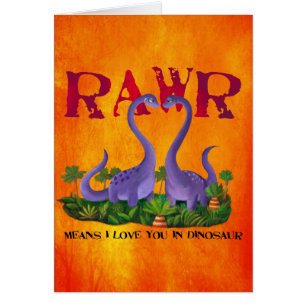 Cute en Romantic Dinos - Rawr