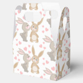 Cute Enamored Rabbits Bedankdoosjes (Geopend)