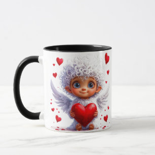 💖 Cute Engel Hart Cadeau voor Dagelijks Gebruik ☕ Mok