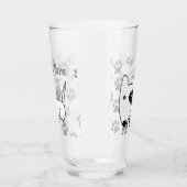 Cute English Bull Terrier Glas (Links)