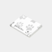 Cute English Bull Terrier Post-it® Notes (Schuin)