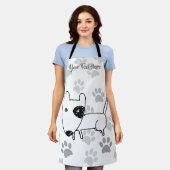 Cute English Bull Terrier Schort (Gedragen)