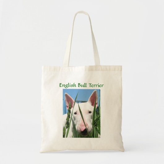 Cute English Bull Terrier Tote Bag (Voorkant)