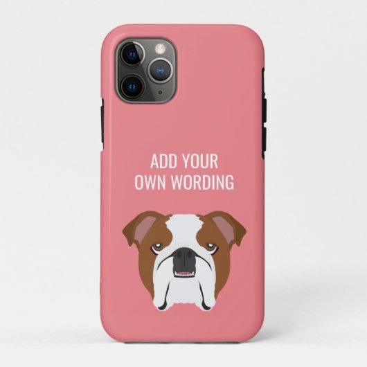 Cute English Bulldog Case-Mate iPhone Case (Achterkant)