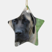 Cute English Mastiff Keramisch Ornament (Rechts)