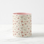 Cute Envelopes & Hearts Seamless Valentine Mok (Midden)