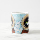 Cute Eskimo Cat en Igloo Magische Mok (Center)