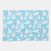 Cute et adorable Snowman serviette de cuisine (Horizontal)