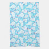 Cute et adorable Snowman serviette de cuisine (Vertical)