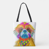 Cute et coloré Sac fourre-tout Shih Tzu (Dos)