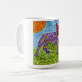 Cute et colorée Boston Terrier Mug (Devant gauche)