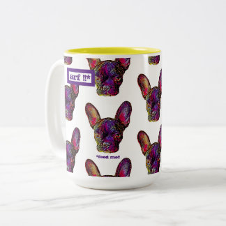 Cute et colorée française café Mug