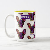 Cute et colorée française café Mug (Gauche)