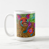 Cute et colorée Guinée porc cochons cochon Mug (Gauche)