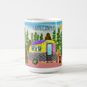 Cute et colorée Happy Camper Mug