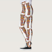 Cute et colorée Llama Leggings (Gauche)