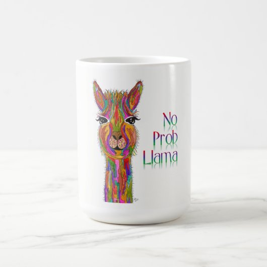 Cute et colorée Llama Mug (Centre)