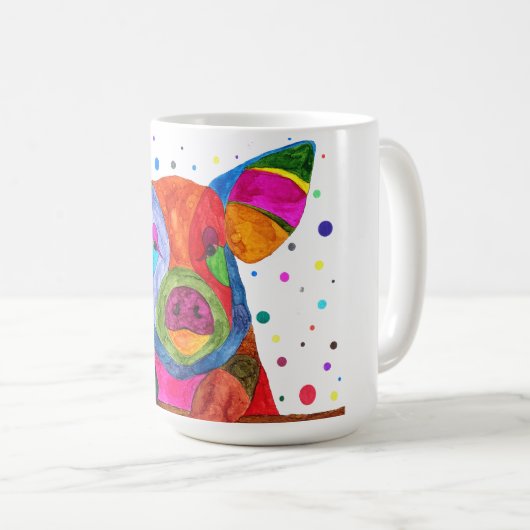 Cute et colorée Mug Mug (Devant droit)
