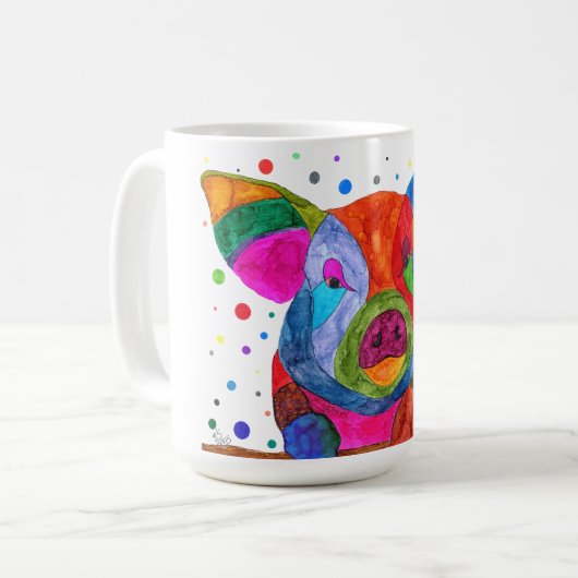 Cute et colorée Mug Mug (Devant gauche)