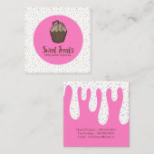 Cute et Whimsical Cupcake Bakery Cartes de visite (Devant / Derrière)
