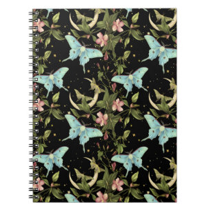 Cute Ethereal Witchen Moth Moon Carnet