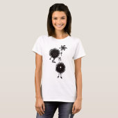 Cute Evil Bug Friends Hoodie Dress T-shirt (Voorkant volledig)