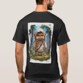 Cute Ewok Aventure : Cartoon T-Shirt Graphic - Ado (Dos)