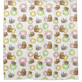 Cute Exotique Noël Animaux Douche Rideau (Devant)