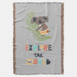 Cute Expling Koala Deken