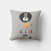 Cute Expling Lion Kinder Kussen (Voorkant)