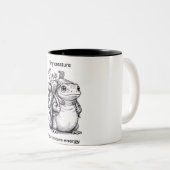 Cute Explorer Frog Mug Tiny Creature Big Adventure (Devant droit)