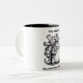 Cute Explorer Frog Mug Tiny Creature Big Adventure (Devant gauche)