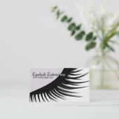 Cute Eyelash Extensions Visitekaartje (Staand voorkant)