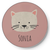 Cute face de chat Whimsical