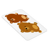 Cute Facetious Cartoon Beren Flexible Magnet Magneet (Rechterzijde)