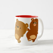 Cute Facetious Cartoon Beren Mok (Voorkant rechts)