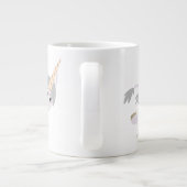 Cute Facetious Cartoon Unicorn Jumbo Mok (Achterkant)